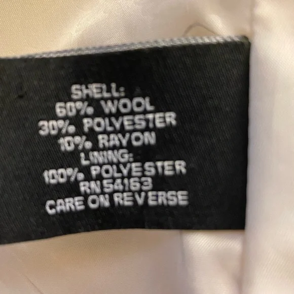 Guess Cream Double-Breasted Pea Coat - Picture 7 of 9